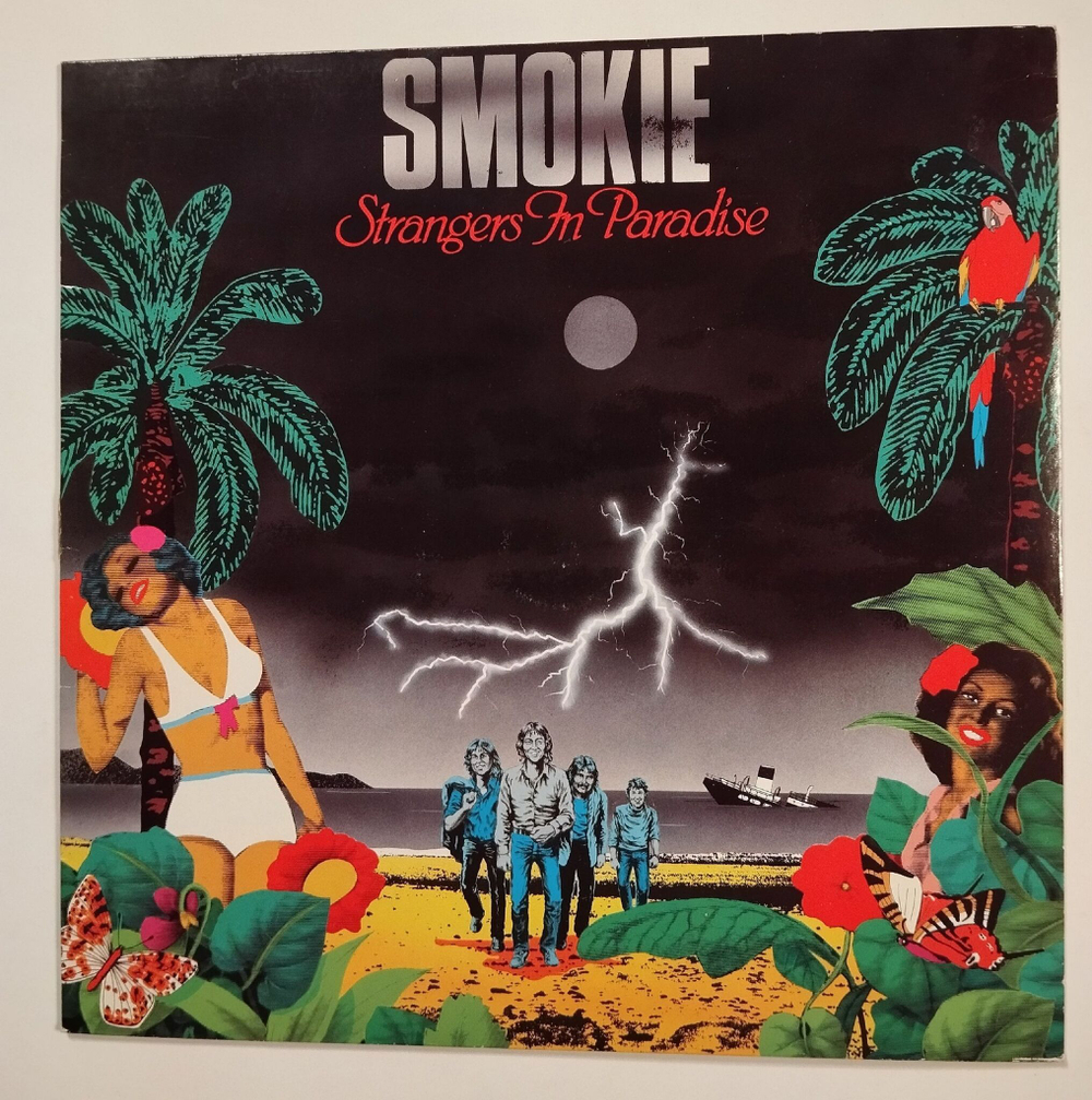 Винтажная виниловая пластинка LP Smokie Strangers In Paradise (Germany 1982)