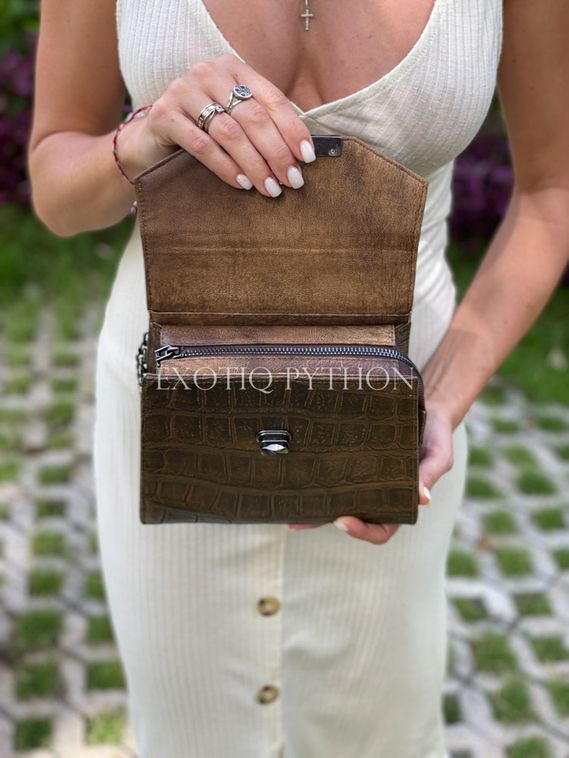 Сумка из кожи крокодила BG-381