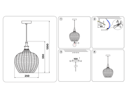 Ambrella Подвесной светильник Traditional TR3531