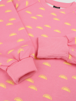 Платье на манжетах Mjölk Солнышки розовые, уценка