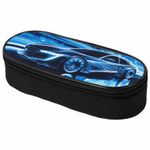 Пенал-футляр BRAUBERG, 1 отделение, органайзер, полиэстер, 22x9х5 см, Night driver, 272314