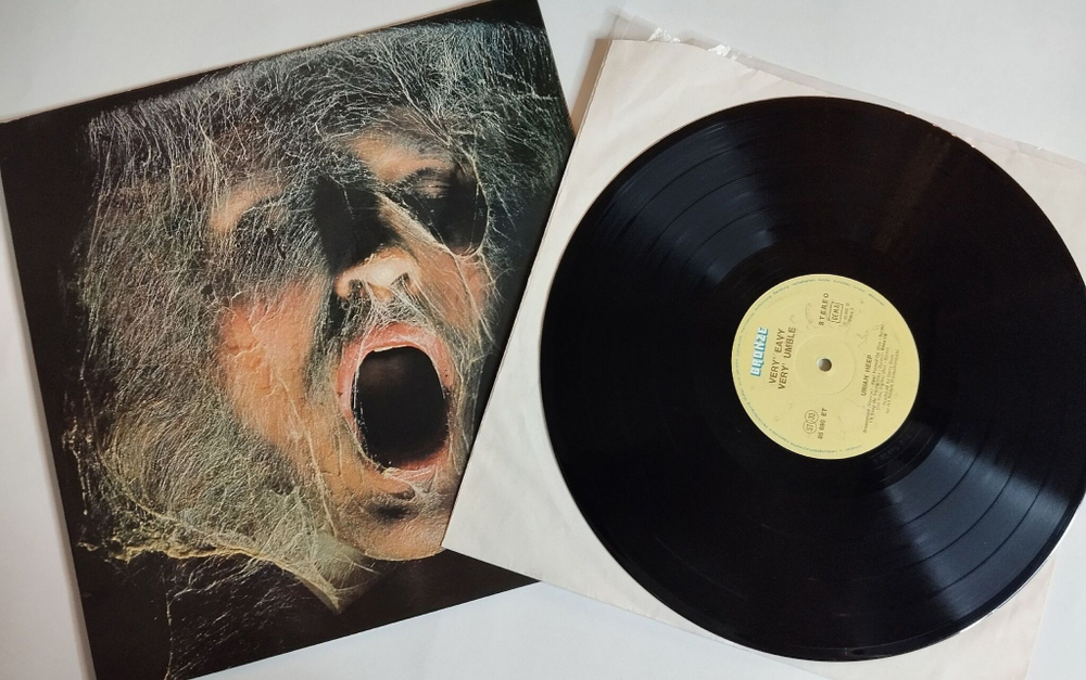 Винтажная виниловая пластинка LP Uriah Heep Very Eavy Very Umble (Germany 1976)