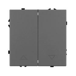 Механизм выключателя управления шторами SWT-NOBE-MKR2-SFPL-GR (230V, 10A) (Arlight, Серый базальт) 054275