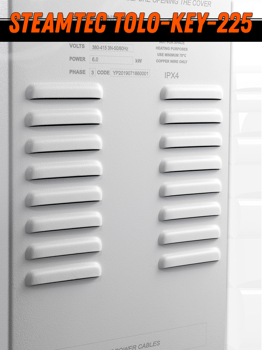 Steamtec TOLO KEY 225 - 22,5 кВт (ВЛАГОСТОЙКИЙ модуль управления), парогенератор для хамама и турецкой бани