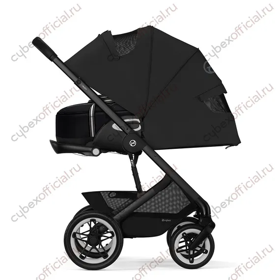 Детская коляска Cybex Talos S Lux 2 в 1 BLK Moon Black