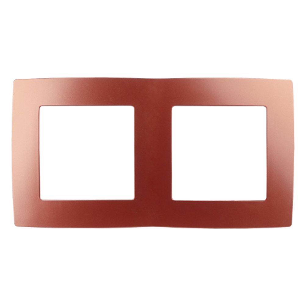 12-5002-24 ЭРА Рамка на 2 поста, Эра12, охра