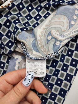 Блуза Bartelli с принтом 58 размер