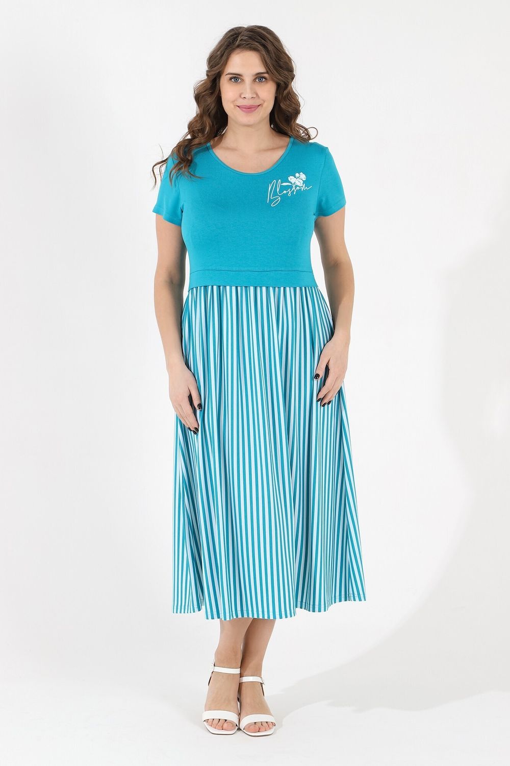 Платье Жасмин Виотекс БИРЮЗОВЫЙ (Акция)