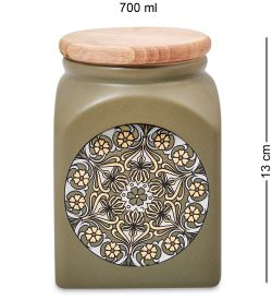 TJ-17/2 Керамическая банка сред. с крышкой