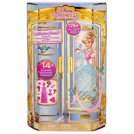 Disney Princess - Принцесса Золушка Модные сюрпризы Кукла + аксессуары JCR96