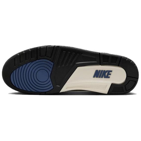 Jordan Air Джордан 3 Винтажные баскетбольные кроссовки MID Топ Синий с Белым Lettering Мужские