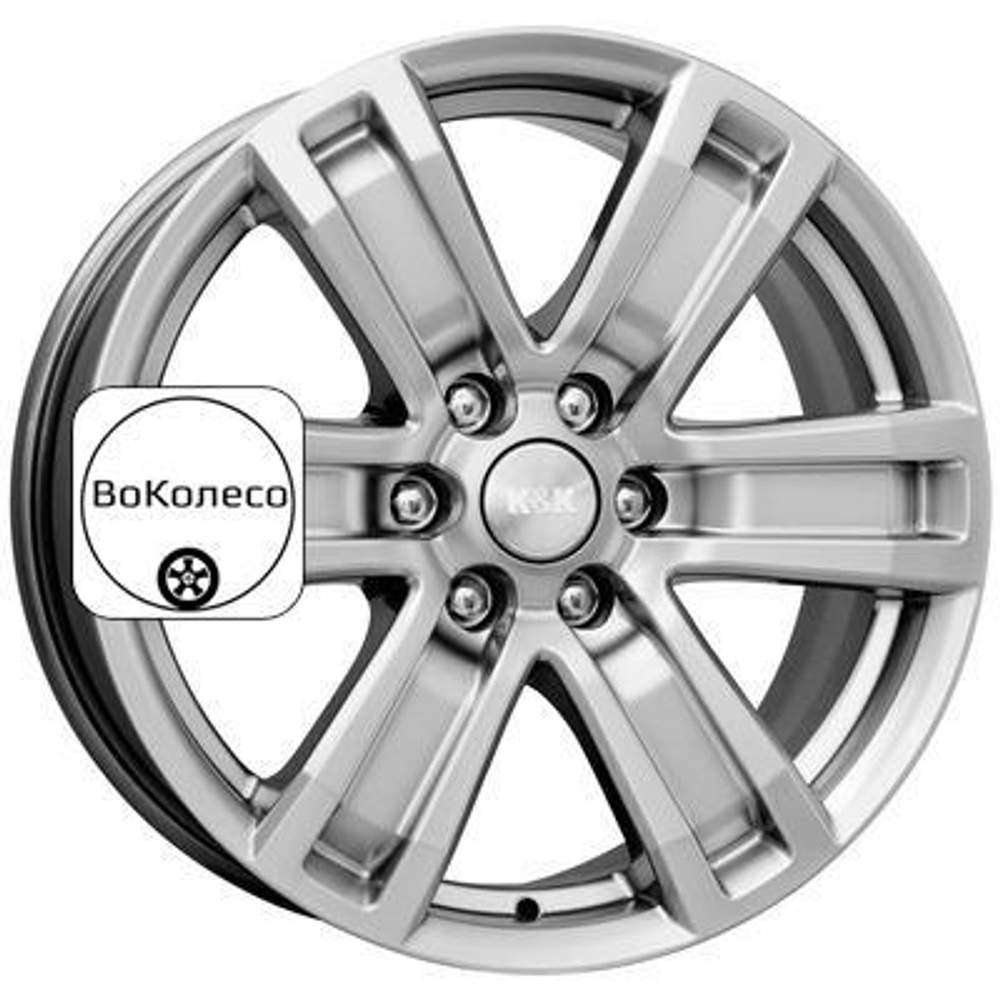 7x16/6x127 ET38 D77,9 R-7 Рольф (КС456) Сильвер K&K