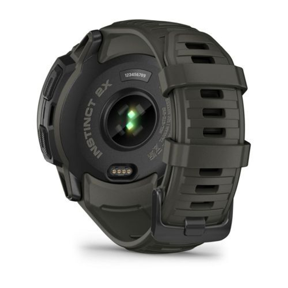 Смарт часы Garmin Instinct 2X Solar темно-зеленый