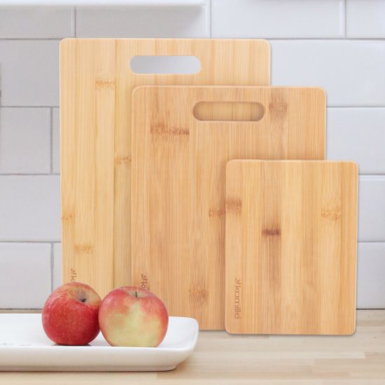 Набор разделочных досок из бамбука Kamille KM-10078 (3 шт)