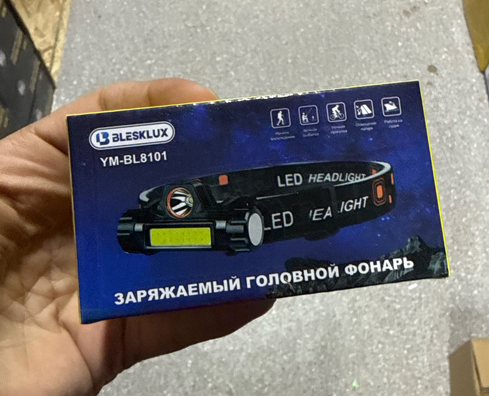 Фонарик на голову YM-BL8101