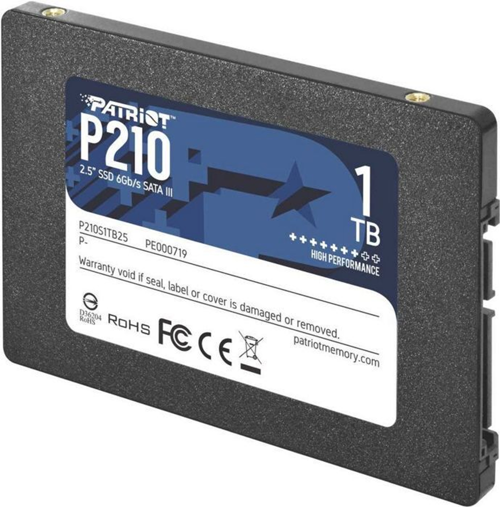 Накопитель SSD 2.5'' Patriot Memory P210S1TB25 1000 ГБ