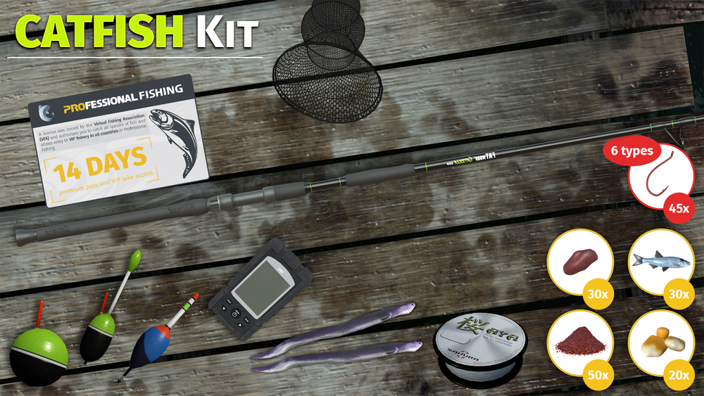 Professional Fishing: Catfish Kit (для ПК, цифровой код доступа)
