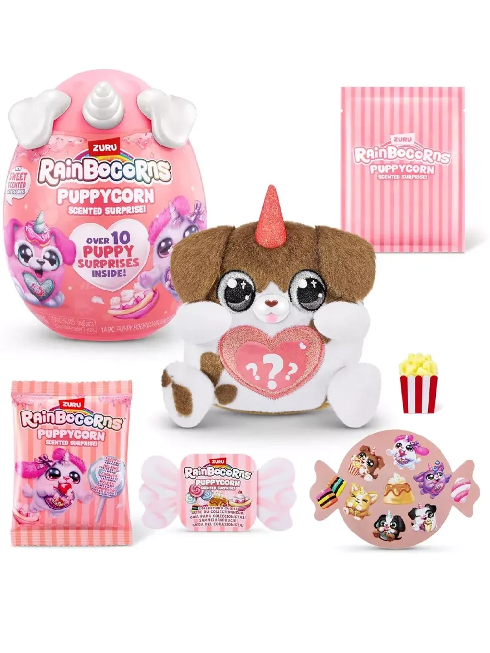 Мягкая игрушка сюрприз яйцо Зуру Rainbocorns Puppycorn