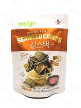 Чипсы из морской капусты со вкусом барбекю, bibigo, Корея, 20 гр.