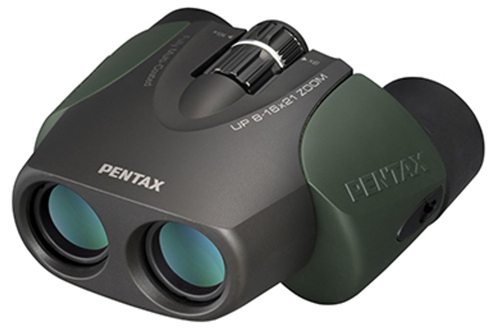 Бинокль PENTAX UP 8–16x21, зеленый