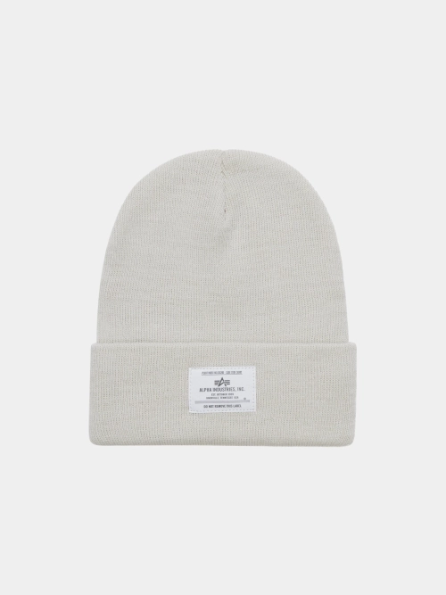 Шапка - Alpha Essential Beanie (dune white - серо-белый)
