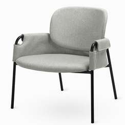 Лаунж-кресло Lok, серое