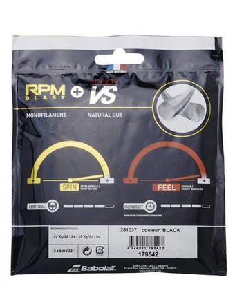 Теннисные струны Babolat RPM Blast + VS Touch (2x6m)