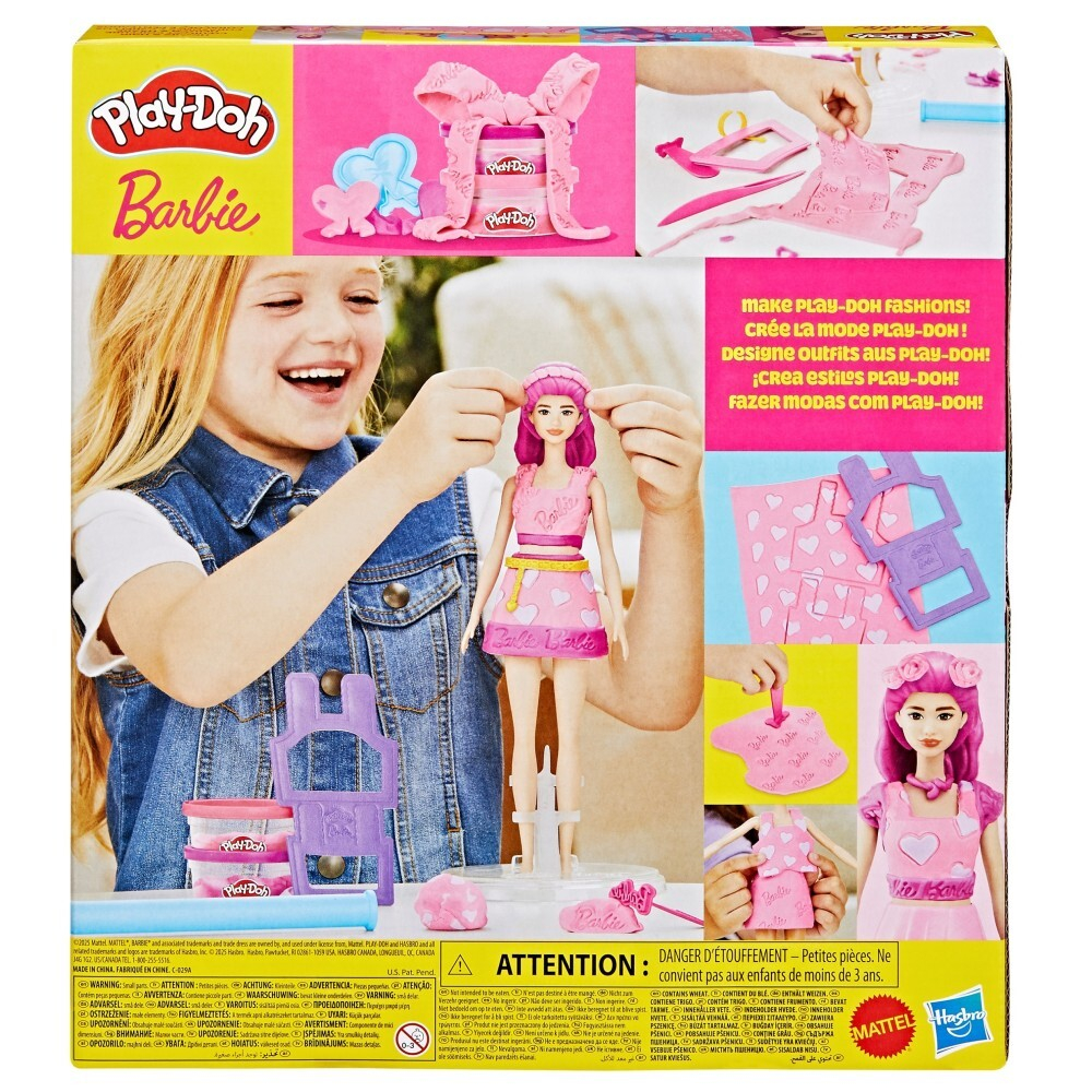 Play-Doh - Ciastolina BARBIE FASHIONISTA Сердечки + кукла G1357