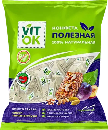 Конфеты Vitok с топинамбуром 150г