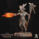 Grand Alliance Order  Seraphon Lizardmen Skink  Сцинк-колдун миниатюра для dnd, днд, pathfinder, фентези, Настольная игра, НРИ, Варгейм, РПГ
