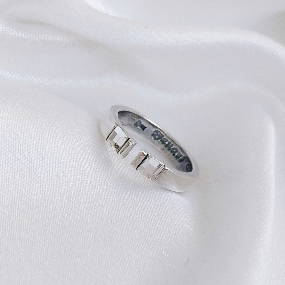 "Тайвутус" кольцо в серебряном покрытии из коллекции "Quadro" от Jenavi