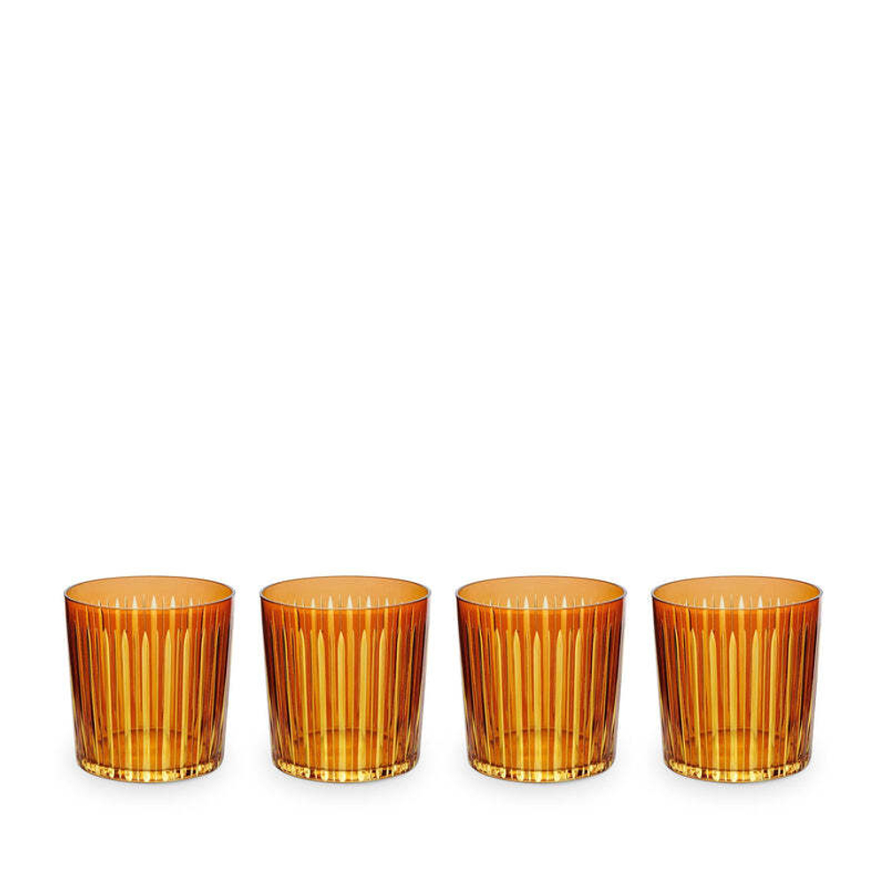 Набор стаканов L'Objet Prism DOF Amber, 380 мл (4 шт.)