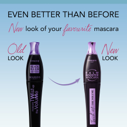 Bourjois Twist Up The Volume - Тушь для ресниц, увеличивающая объем с щеточкой 2 в 1 оттенок 22 Black Balm, 8 ml