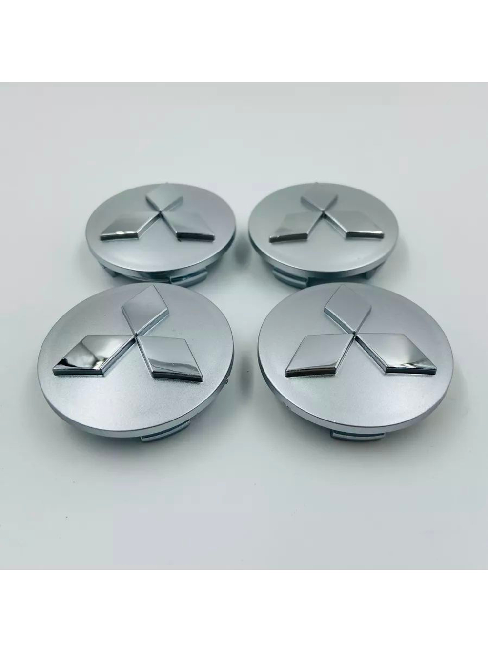 Колпачки на литые диски с эмблемой Mitsubishi 60 мм 4 шт