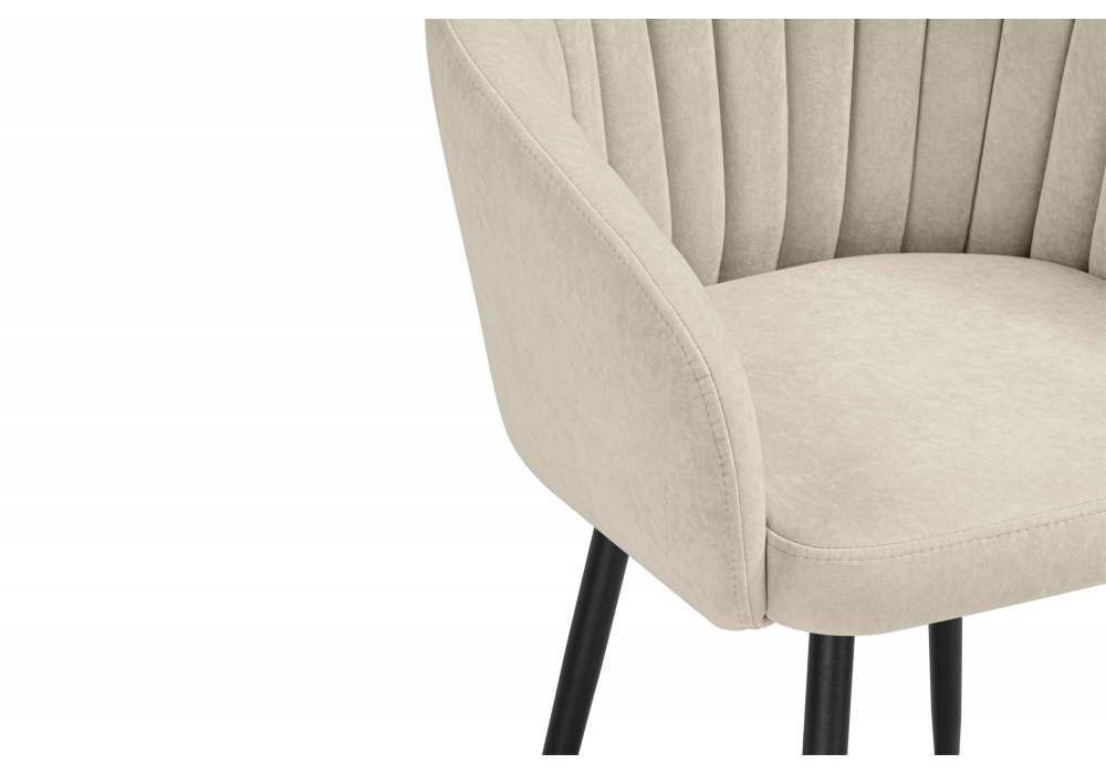 Стул на металлокаркасе Woodville Моншау marseille 2 данс, черный, ножки черные