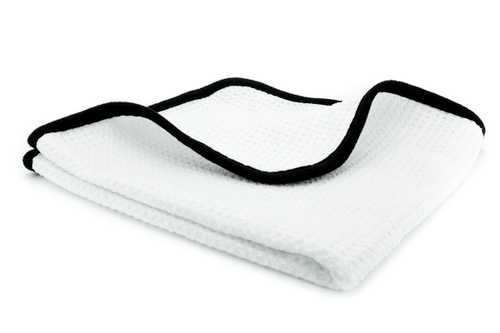 А302 INTERIOR & WINDOW CLOTH Белая вафельная микрофибра для интерьера и стекол 45x65 см, 380 г/м²