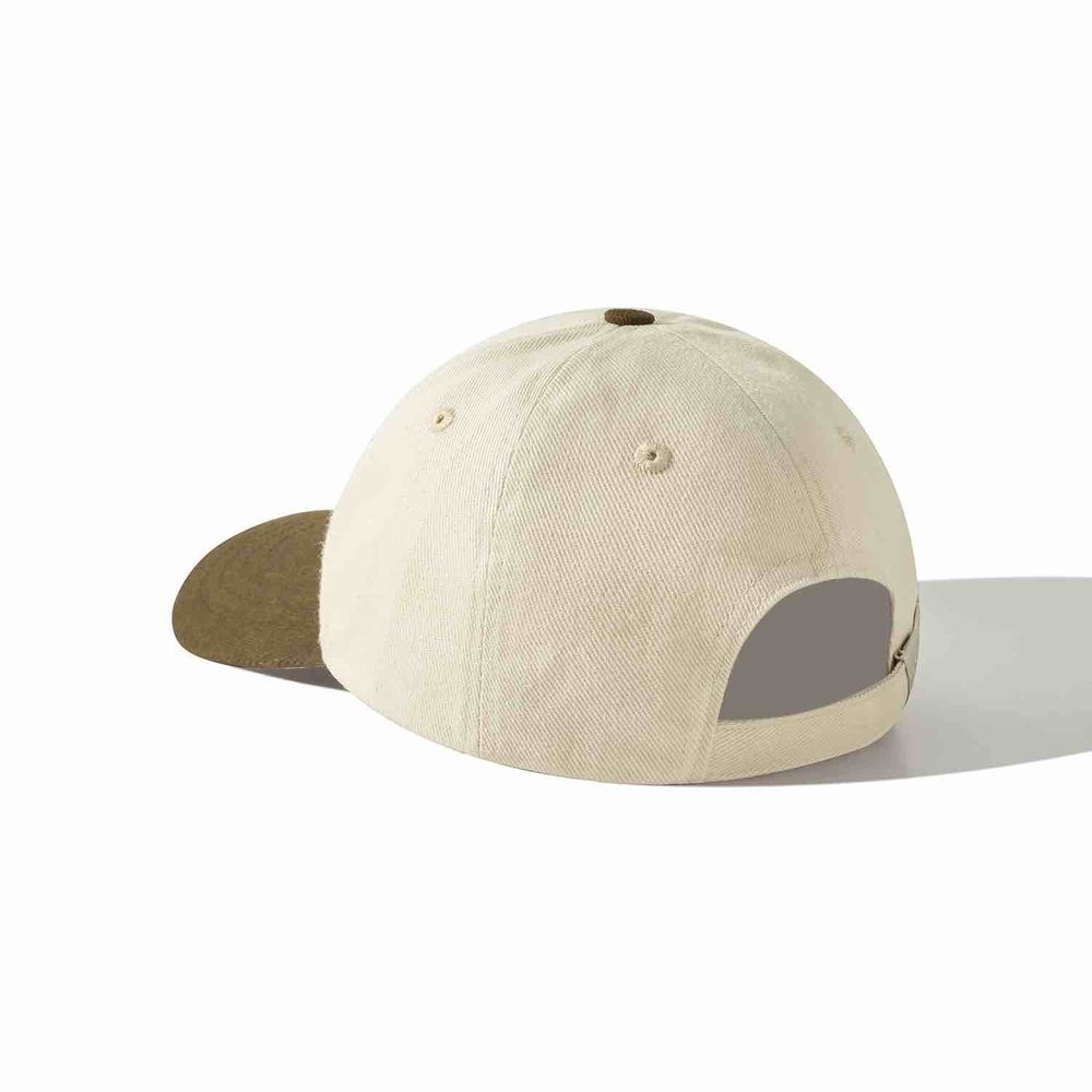 Кепка Ymkashix Logo Face бежевая/коричневая