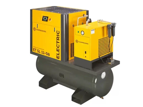 Компрессор ET SL 7,5-10-250 ES IP55 на ресивере с осушителем