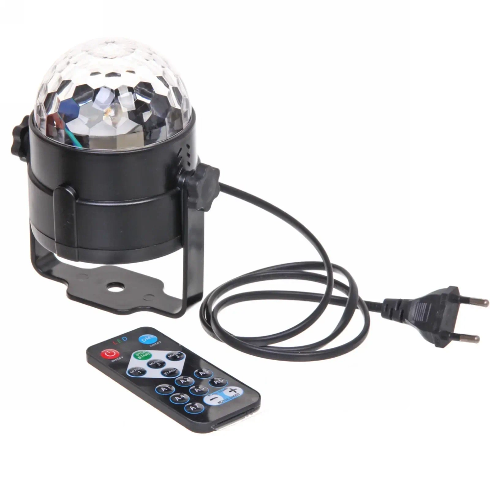 Диско-шар светодиодный «Magic» с пультом д/у, 220V, RGB (220V)