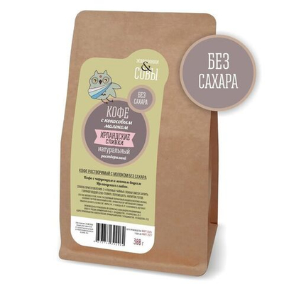 Кофе растворимый с кокосовым молоком "Ирландские сливки", 300г