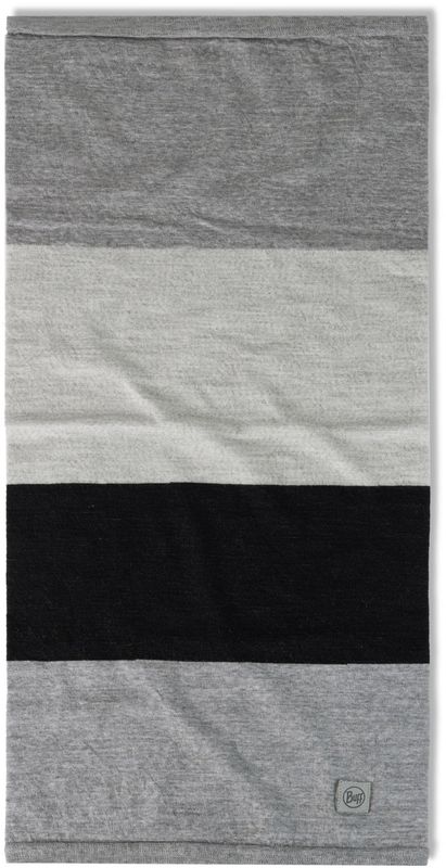 Тонкий шерстяной шарф-труба Buff Merino Move Greyish Фото 4