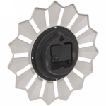 Часы настенные «Помпеи» D25см серебро 8835