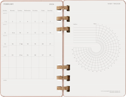 Еженедельник Moleskine SPIRAL (DHSPP2912MWH3) 130х210мм, цвет кофейный