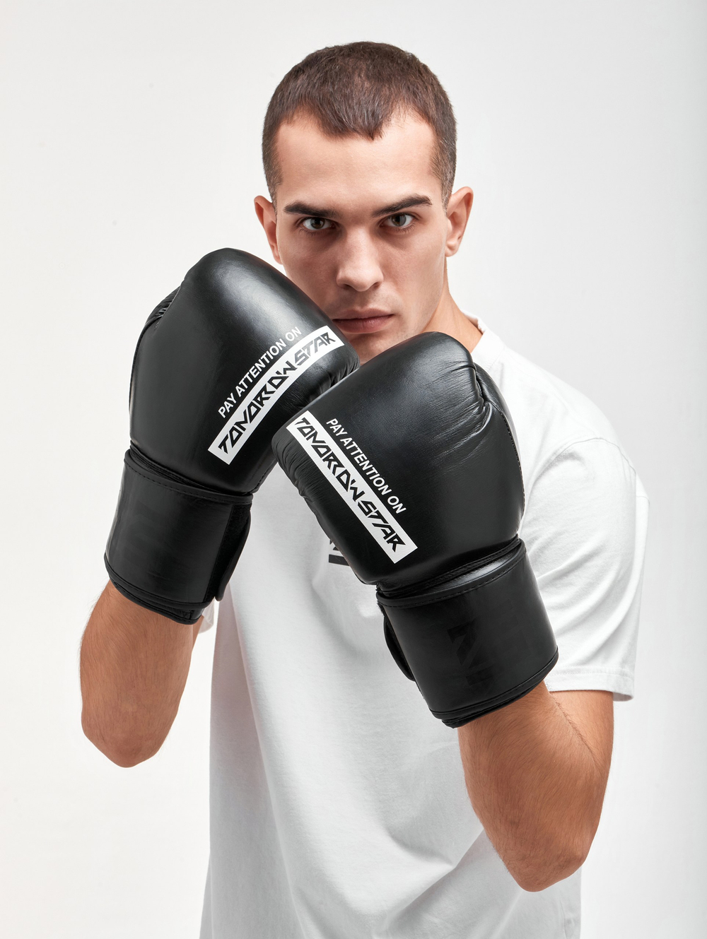 Перчатки боксерские Pay Attention on Tomorrow Star  (натуральная кожа)