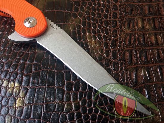 Складной нож Reptilian Зубочистка-2 c клинком из стали 9Cr18MoV, рукоять G10