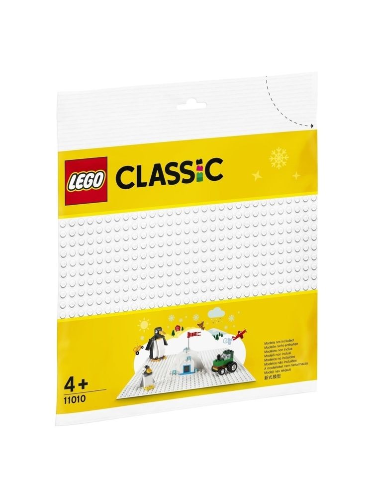 Белая базовая пластина Classic LEGO