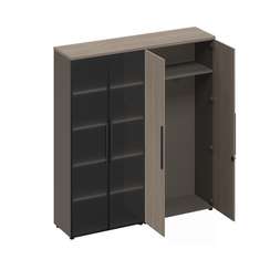 Шкаф для документов (стекло-одежда) РС 317 ДЧ/ЛС