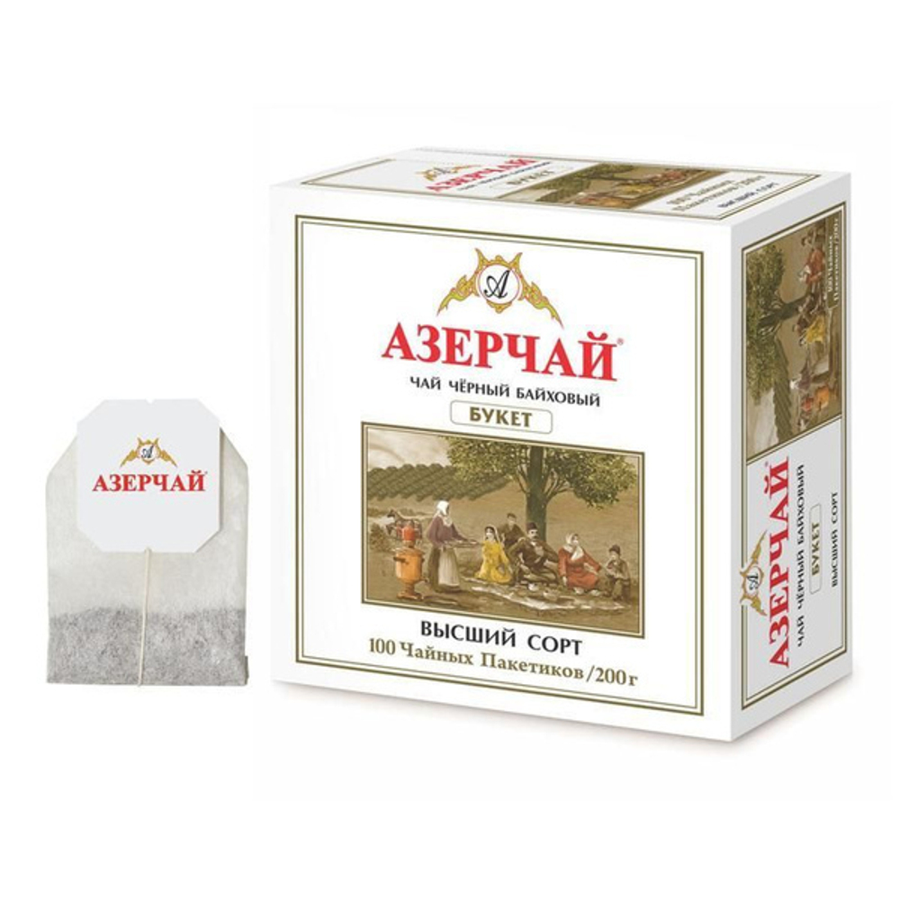 Чай черный Азерчай 100 пакетиков по 2 гр