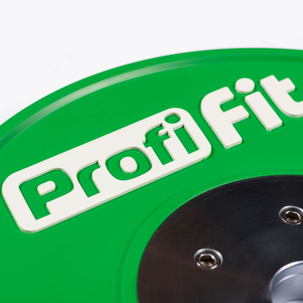 Диск профессиональный обрезиненный цветной D51 мм PROFI-FIT 10 кг