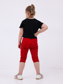 Блузка для девочки, модель №1, рост 116 см, черная